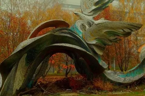 В Днепре снесли модернистскую скульптуру &laquo;Днепровские волны&raquo;