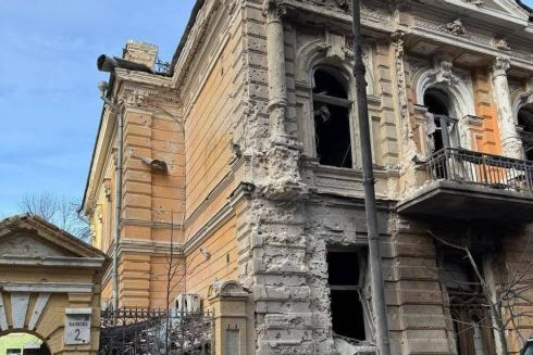 Будинок Спілки письменників України постраждав унаслідок атаки на Київ