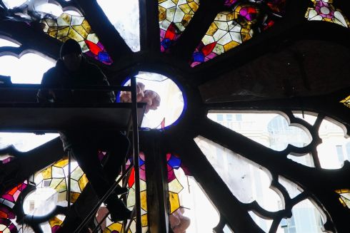 Костел святого Миколая: як рятують після російської атаки одну з найвизначніших пам&rsquo;яток Києва