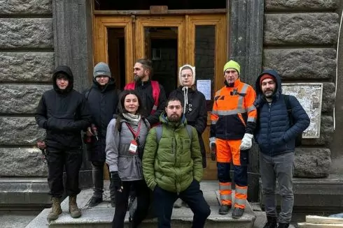 &ldquo;Ми розбираємо завали в Будинку Спілки письменників після прильоту&rdquo; &ndash; Як волонтери &ldquo;Гуртум&rdquo; рятують київські пам'ятки