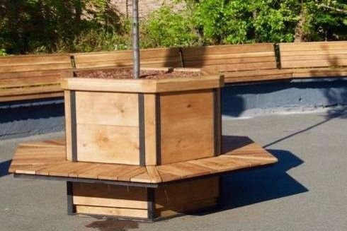 На берегу Лыбеди обустроили общественное пространство