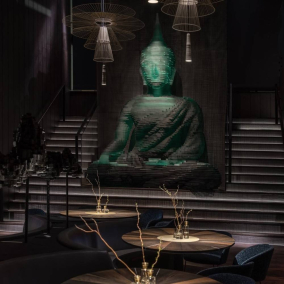 Украинская студия Yod design разработала дизайн Buddha-Bar в центре Нью-Йорка