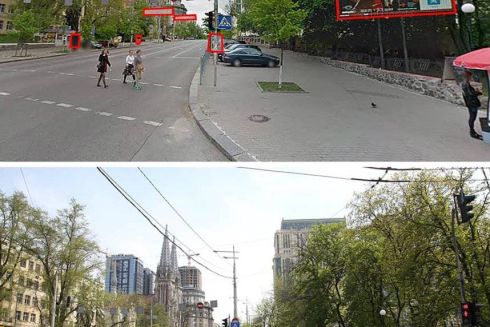 Было/стало: Большую Васильковскую очистили от рекламы