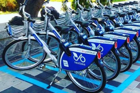 В Киеве запустили первый муниципальный велопрокат