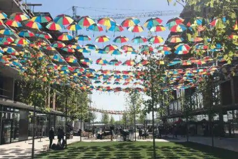 На Рибальському відкрили сучасний публічний простір