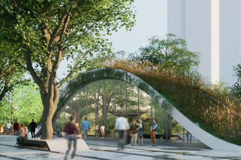 Дивіться, яким може стати парк Сверстюка на Лівобережці: фото