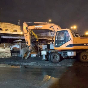 Фото дня: У Києві почався ремонт Шулявського мосту