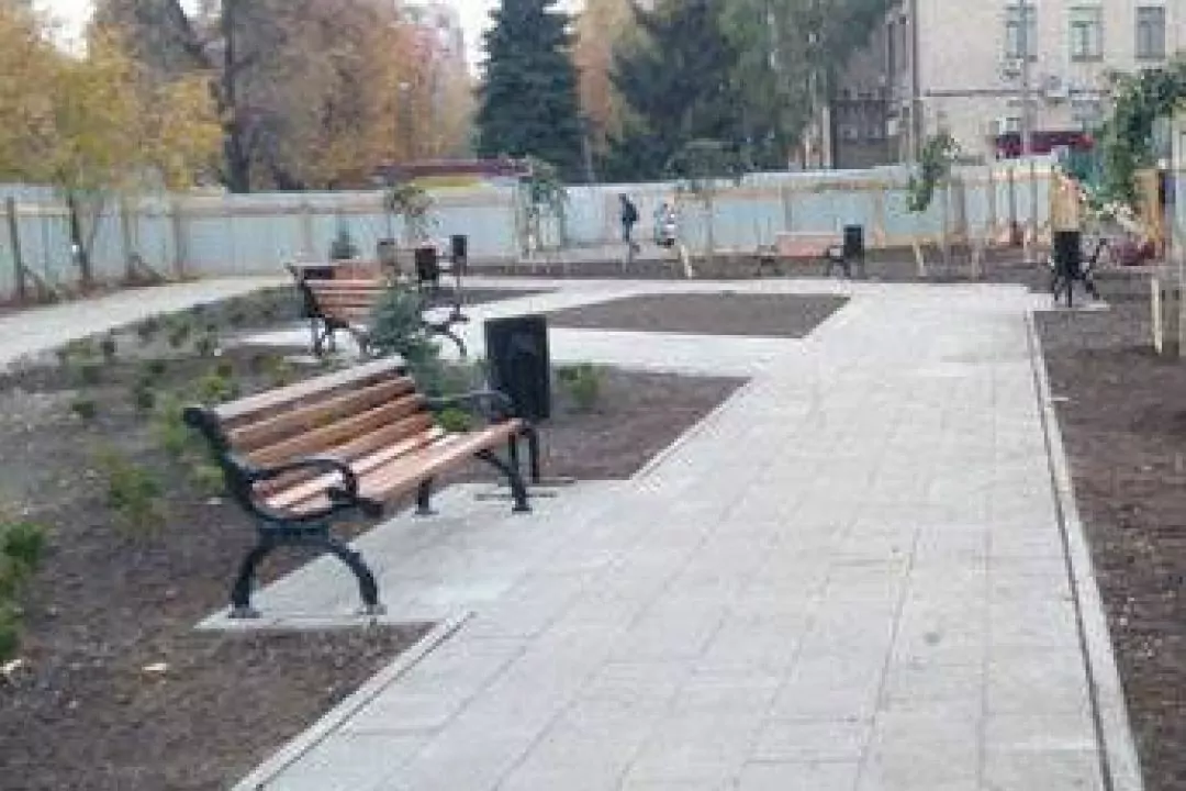 Вместо МАФов на КПИ открывают сквер