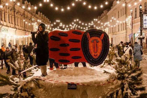 На Контрактовій відкрили різдвяне містечко. Як воно виглядає