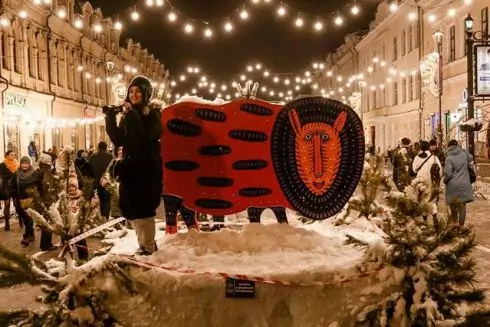 На Контрактовій відкрили різдвяне містечко. Як воно виглядає