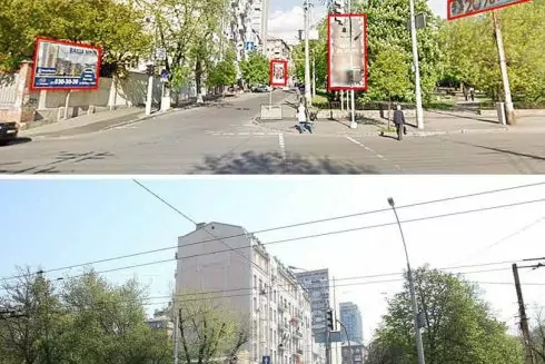 Було/стало: На Антоновича прибрали незаконну рекламу