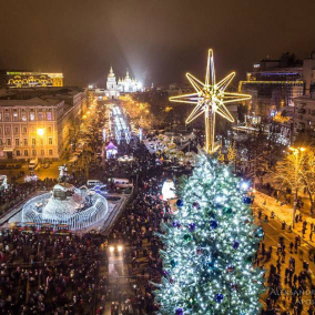 Киевскую елку признали самой лучшей в Европе