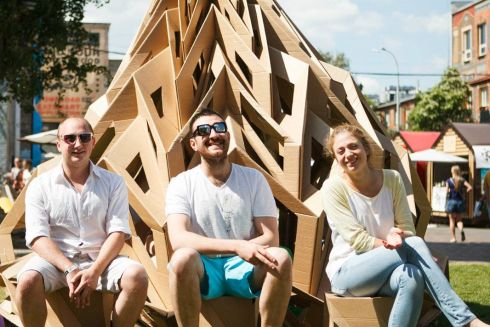 Меблі з фанери і картону inLab