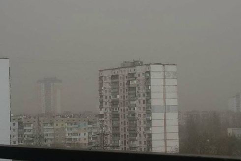 Киев накрыла пыльная буря. КГГА рекомендует закрывать окна