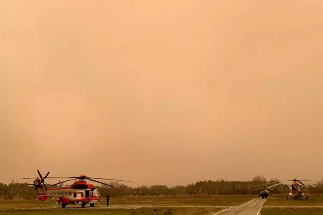 Через пилову бурю у Чорнобильській зоні відновилась пожежа