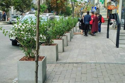 На Ярославовому Валу з'явилося сучасне озеленення