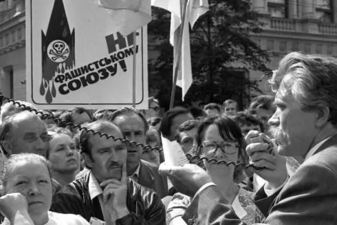 Гелікоптери над Верховною Радою, десант під Борисполем: Що відбувалося у Києві напередодні проголошення Незалежності