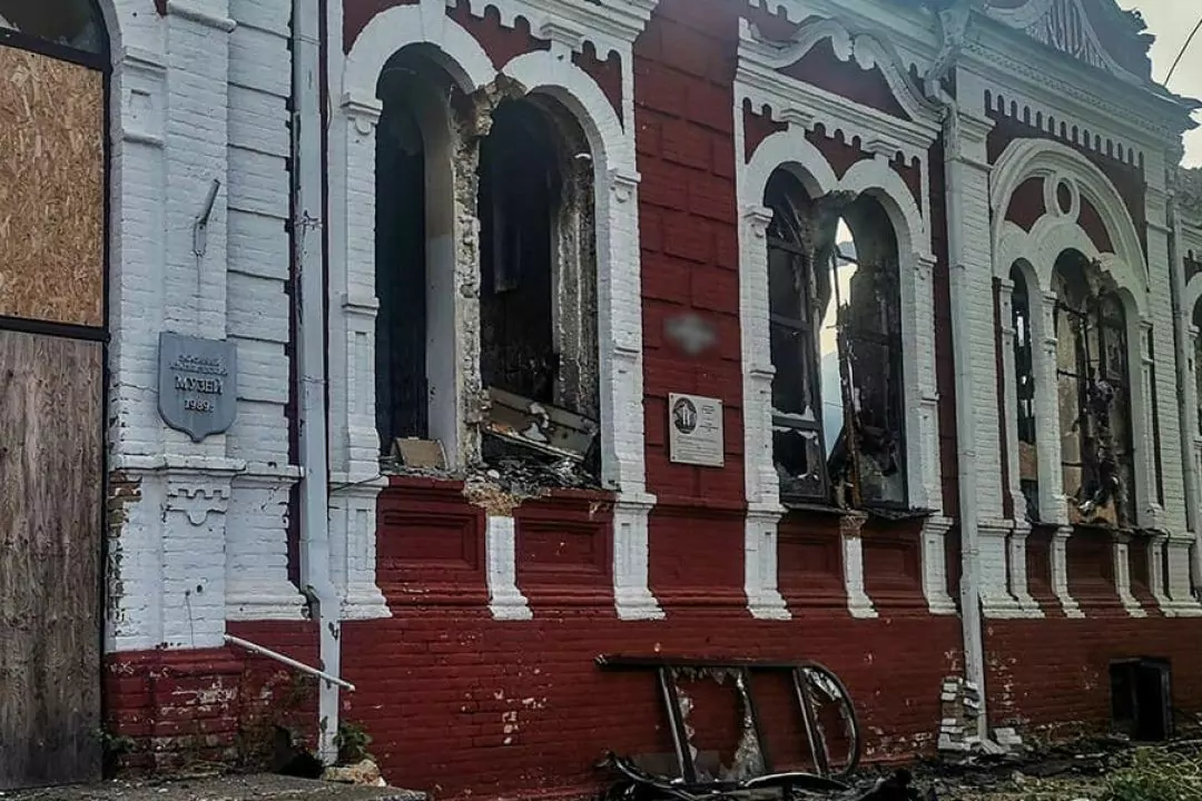 Росіяни знищили історичну будівлю музею у Гуляйполі, де зберігалися речі Нестора Махна