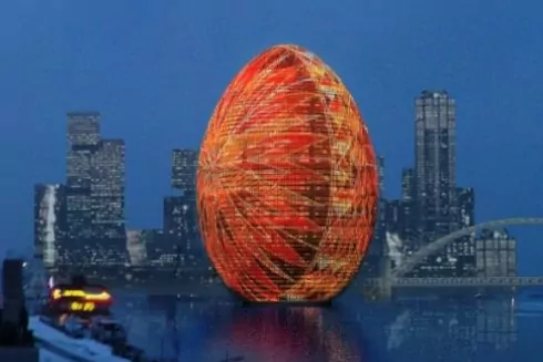 Хмарочос у вигляді тризуба, яйце на Дніпрі: Що хотіли будувати у Києві у 2000-х