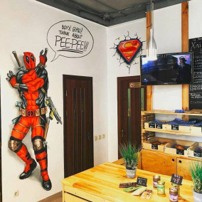 На Осокорках открывают кафе для любителей комиксов Comics Cafe