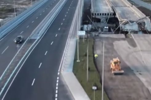 В Ирпене открыли новый мост вместо подорванного, где во время окупации эвакуировались тысячи людей