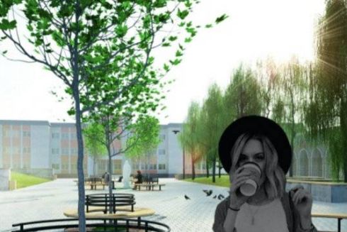 У Львові активісти і місцеві жителі облаштовують відвойований у забудовників сквер