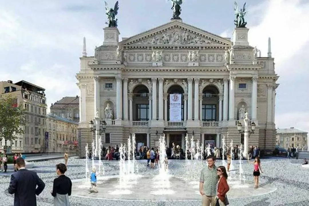 У Львові оновлять площу перед Оперним театром