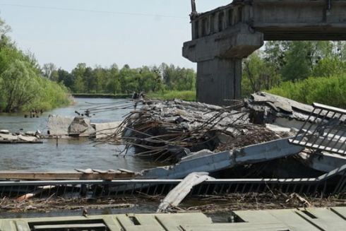 Французька компанія відремонтує 5 мостів на Київщині, що були зруйновані під час боїв
