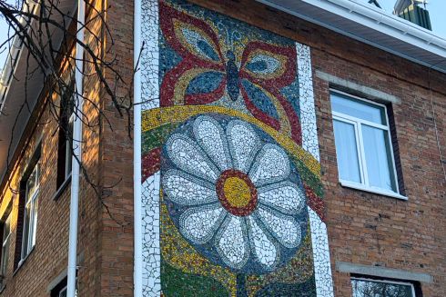 У Житомирі збираються утеплити мозаїку на дитсадку