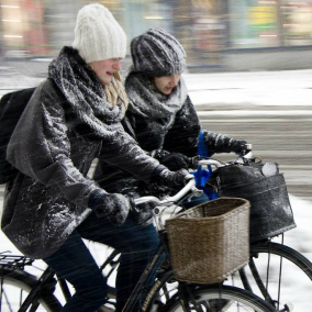 Лайфхак: как ездить на велосипеде зимой