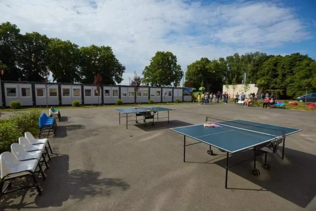 Фото: В Буче открыли еще один модульный городок
