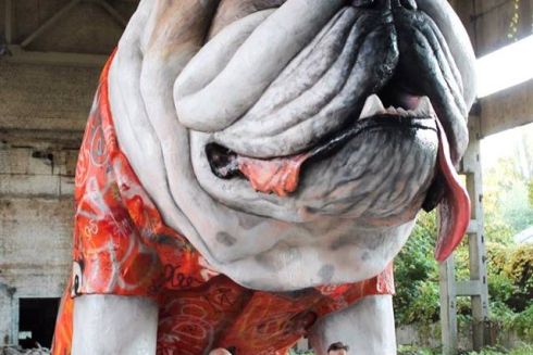 Скульптуру Бульдога біля метро «Почайна» внесуть до реєстру рекордів України