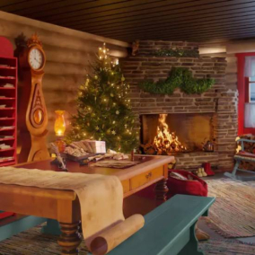 Компания Airbnb предлагает бесплатно пожить в домике Санта Клауса