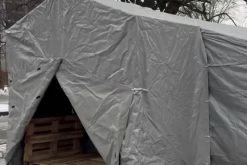 Біля приміського вокзалу &laquo;Дарниця&raquo; запрацював пункт обігріву