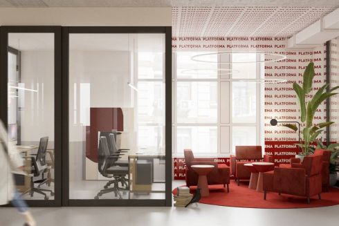 На Подоле открывается 6-этажный коворкинг с дизайном от Славы Балбека