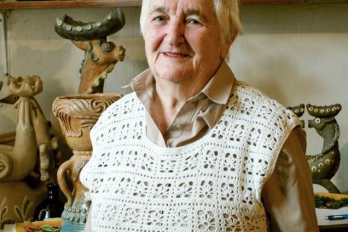 Померла художниця Оксана Грудзинська, авторка панно на станції «Хрещатик»