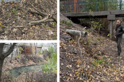 На Русанівських садах озеро Зариваха перекрили стихійною дамбою й забруднили невідомими речовинами