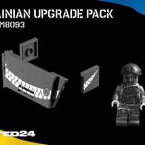 Компания Brickmania создала улыбающуюся Lego-модель HIMARS и украинского военного