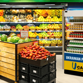 Зарубежные супермаркеты будут создавать в магазинах полки с украинскими продуктами