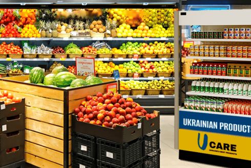 Зарубежные супермаркеты будут создавать в магазинах полки с украинскими продуктами