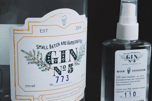 Український виробник джина почав випускати антисептики