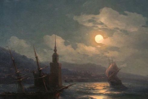 В росії хочуть продати вкрадену в України картину Айвазовського "Місячна ніч"