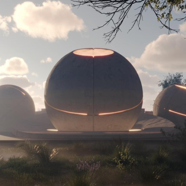 MAKHNO Studio показали проєкт сакрального комплексу KHRAM на Полтавщині: візуалізації