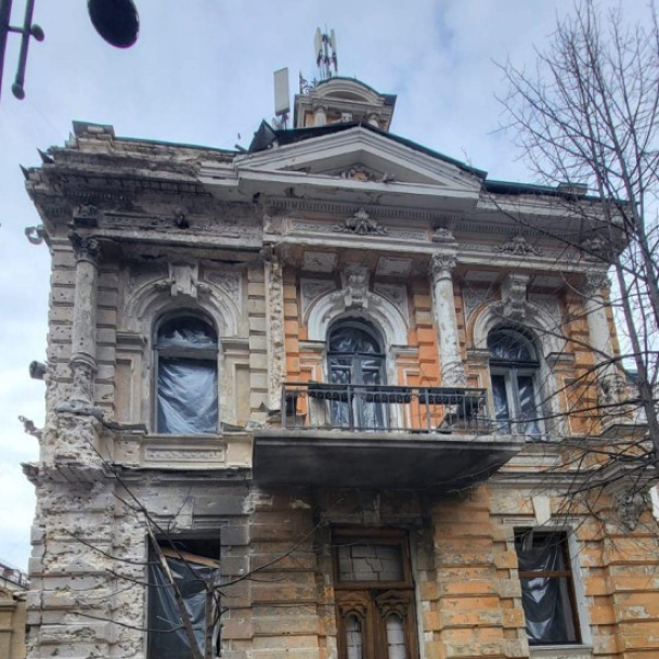 13 історичних пам’яток Києва постраждали через російську дронову атаку 1 січня