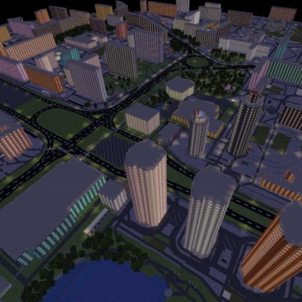 У відеогрі Minecraft створили реалістичну мапу Києва: фото
