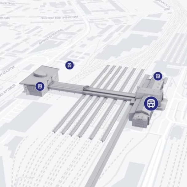 В “Укрзалізниці” створили мапу безбар’єрності українських вокзалів