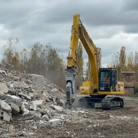 У Бородянці запустили майданчик для екологічної переробки будівельного сміття