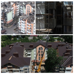 У Київській області почали відбудовувати 13 багатоповерхівок: фото