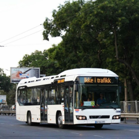 В Одессе начал курсировать первый за последние 20 лет гибридный автобус