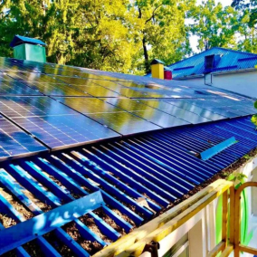 В Ирпене детскую поликлинику оборудовали солнечной электростанцией
